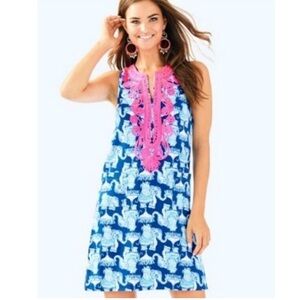 Lilly Pulitzer dress with elephants, Sz 00